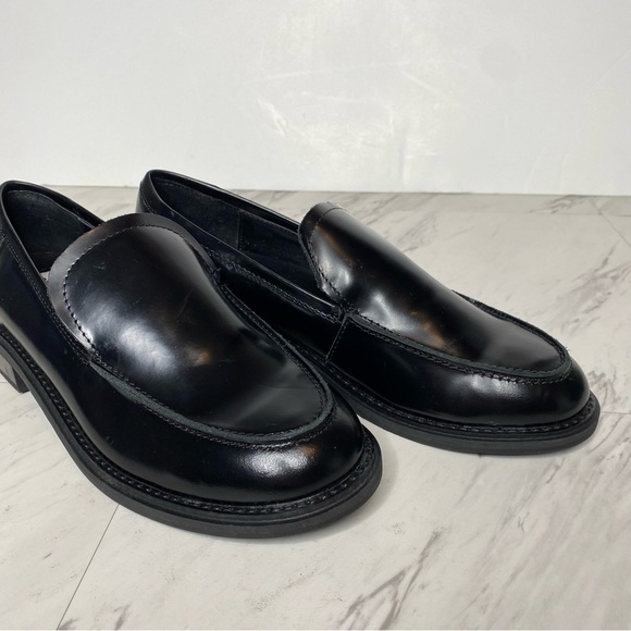Steve Madden Larusso Black Leather Loafer 8M - Picture 9 of 14